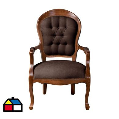 Sitial madera New Rockford tela chocolate yf