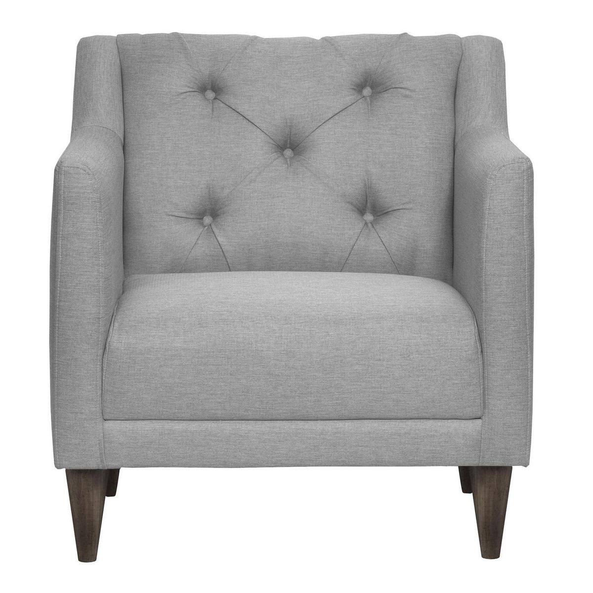 INTERMUEBLES - Poltrona 1 cuerpo Conrad 74x82x75 cm Perla