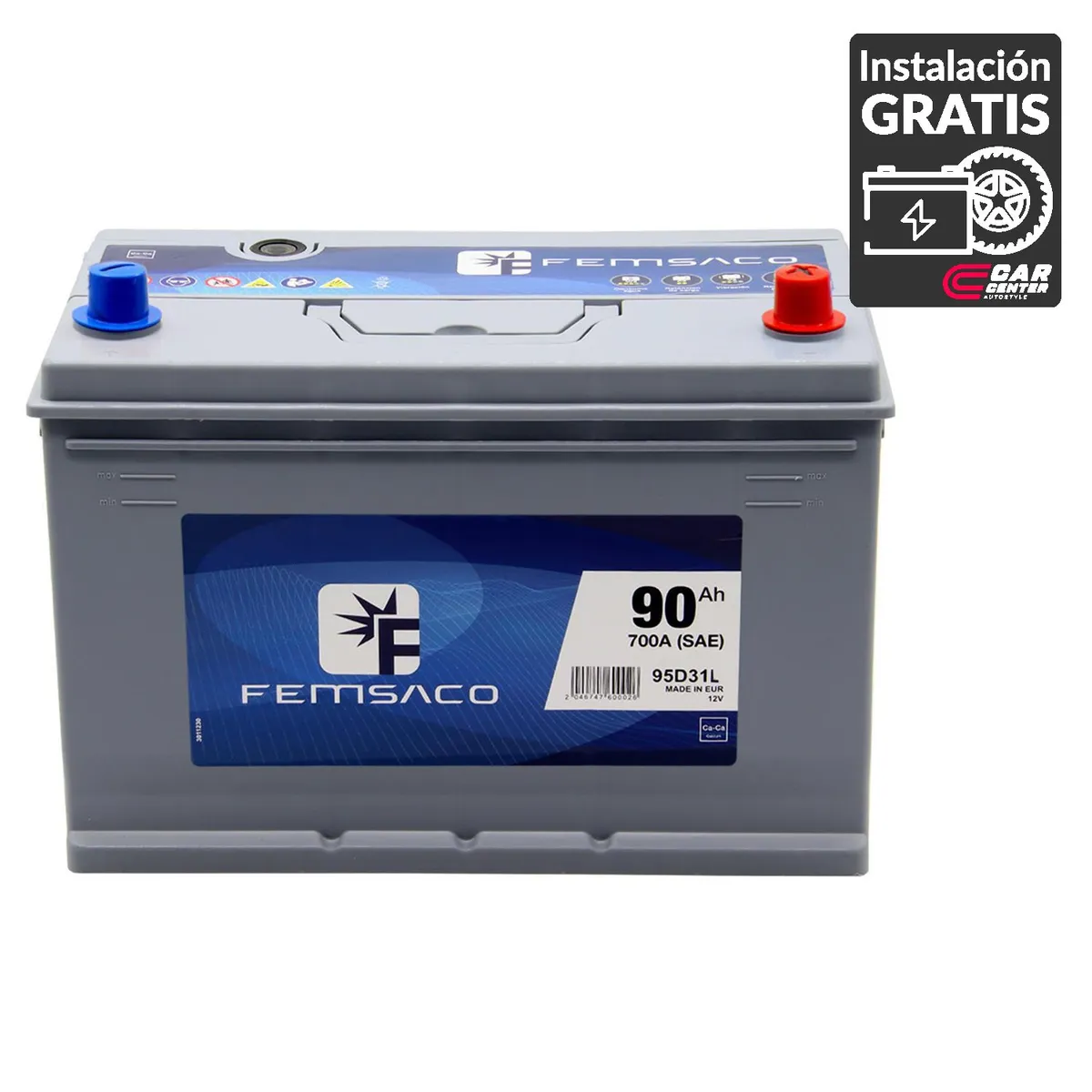 FEMSACO - Batería de Camión 137 Ah Positivo Derecho 