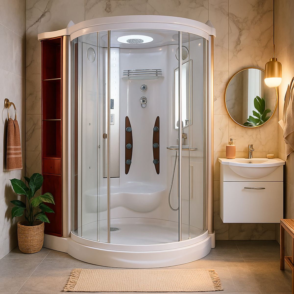 SENSI DACQUA - Hidrojets Repuesto Para Cabina Ducha 90X90Cm