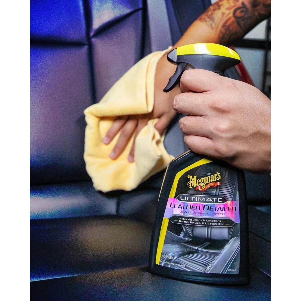 MEGUIARS - Limpiador Hidratador Mantenedor y Protector de Cueros
