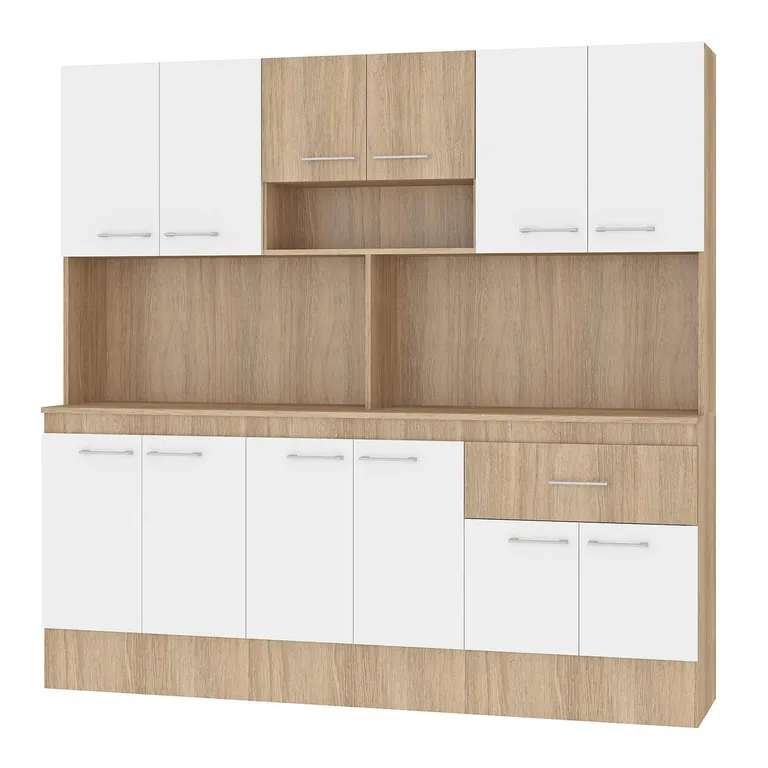 Mueble De Cocina Buck 12 Puertas 1 Cajón 181 cm