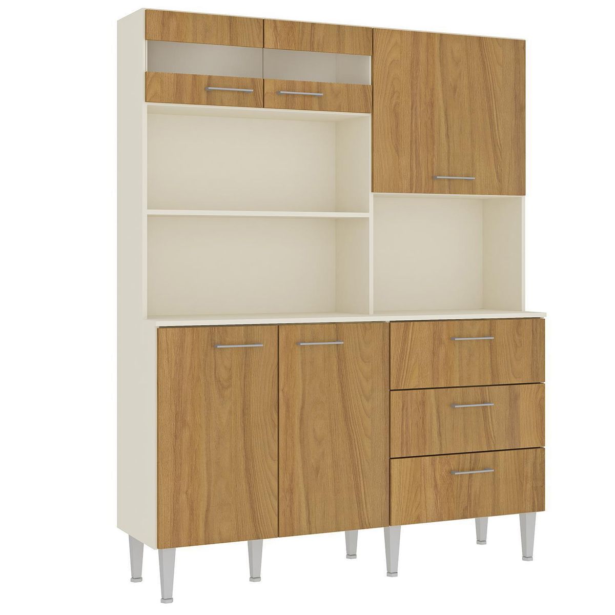 VEKKAHOME - Kit Cocina Meri 139X38X179 Café