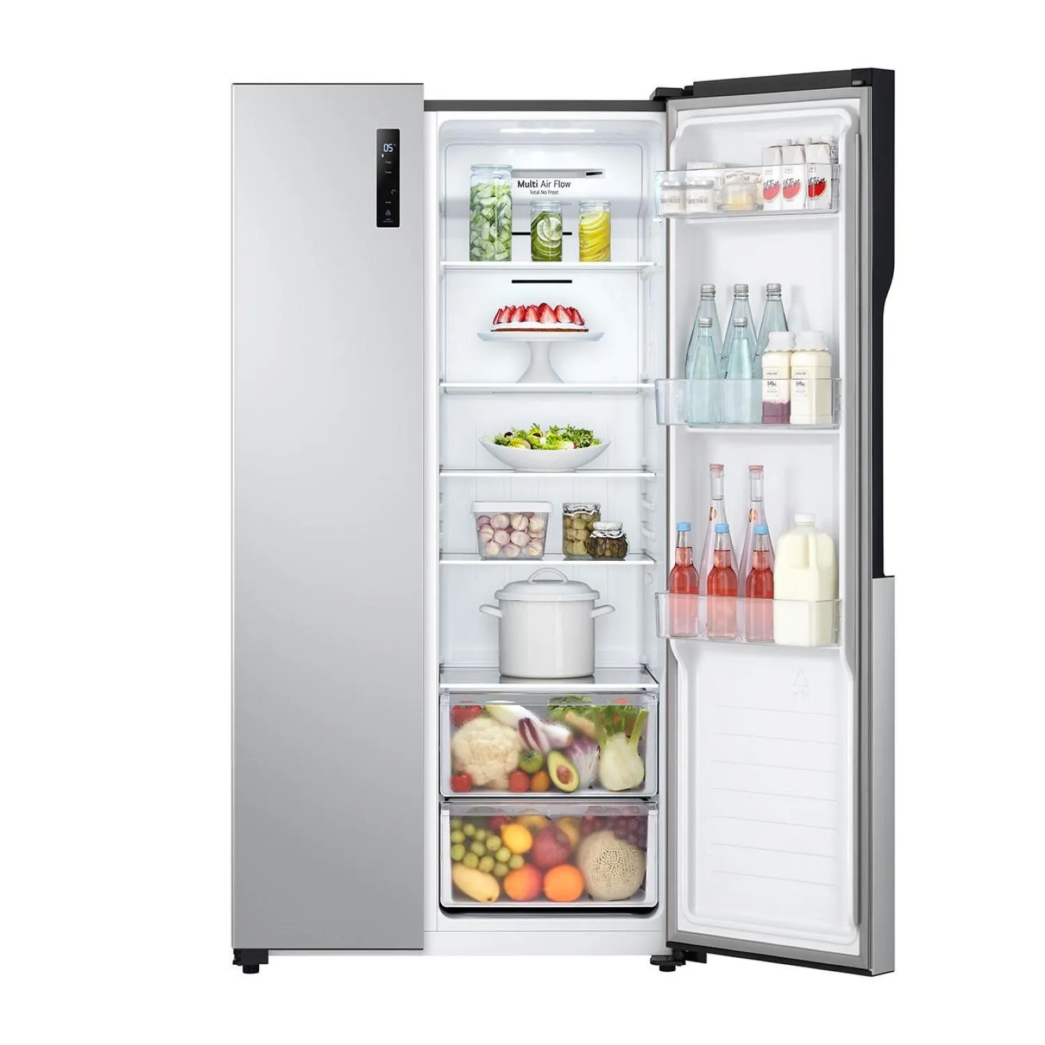 LG Refrigerador Side by Side No Frost 509 Litros Inox GS51MPP