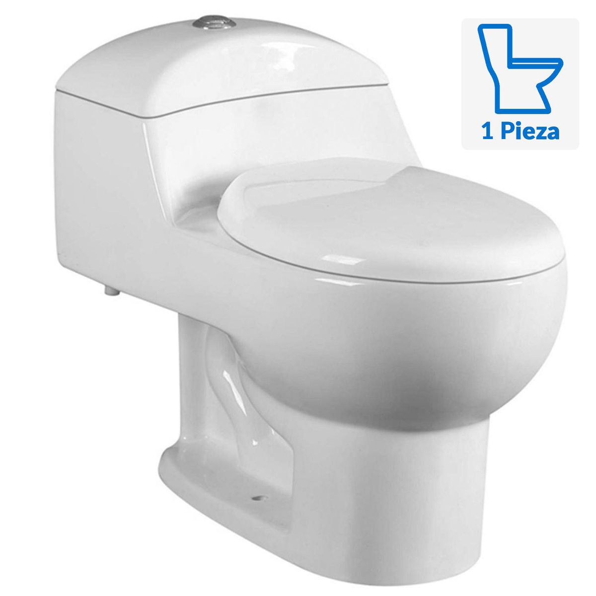 FANALOZA - Sanitario One piece a Piso 30,5 cm 6 Litros NEW CIRO SET BLANCO