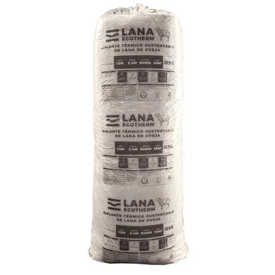 Aislante Lana de Oveja 50 mm de 2,4 x 15 m