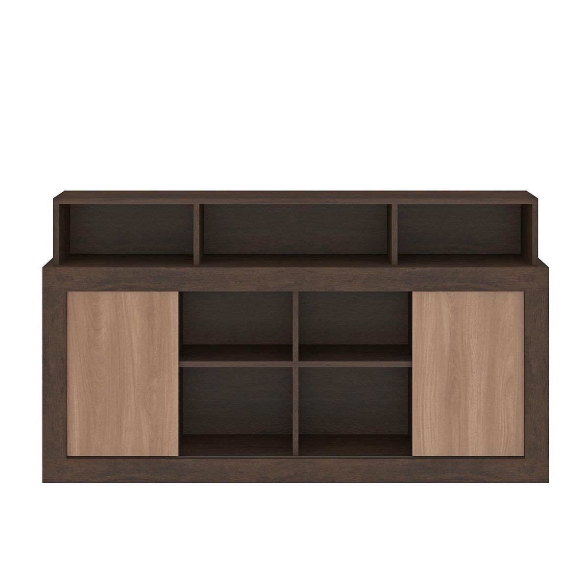 VEKKAHOME - Rack TV Susan 130x38x73 cm café