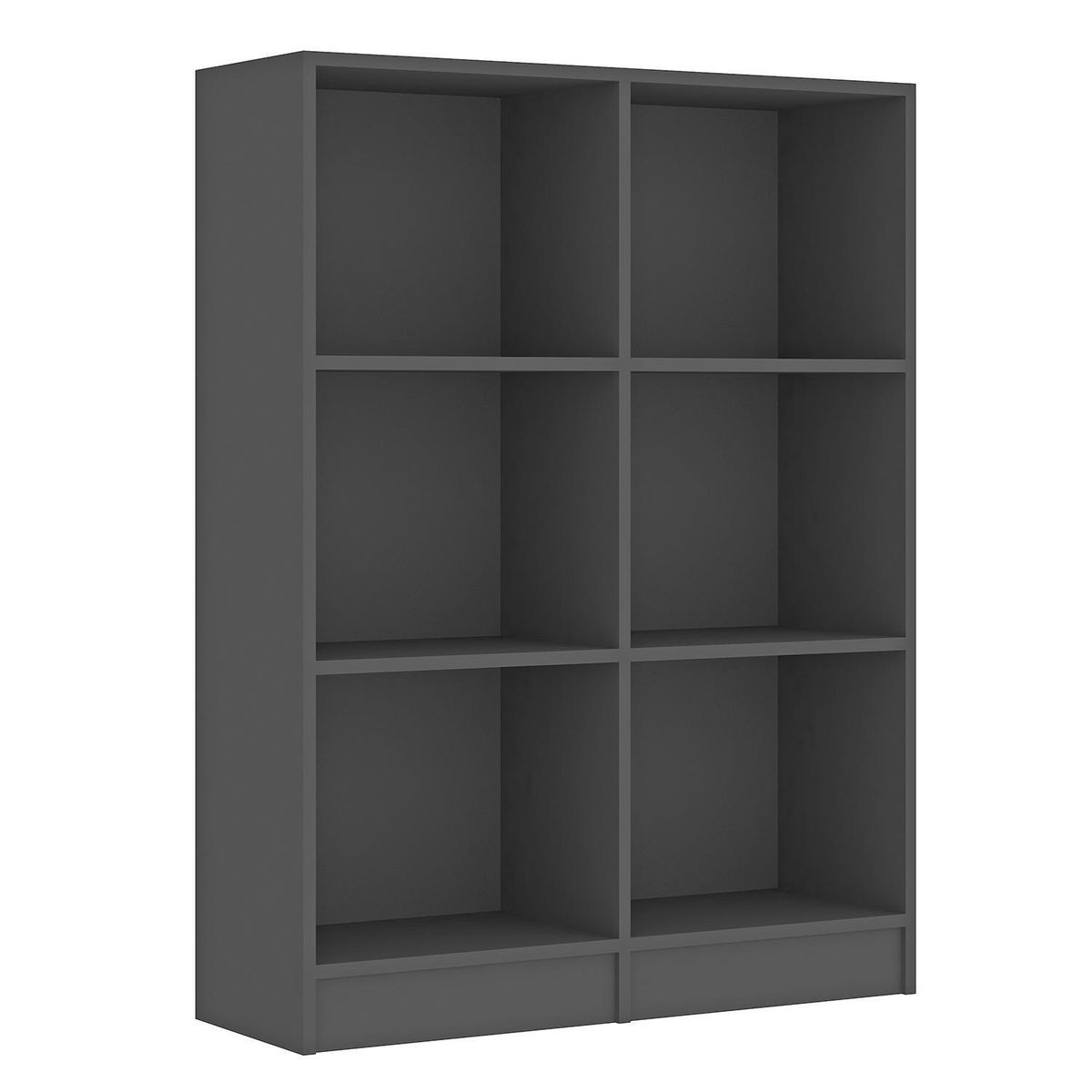 VEKKAHOME - Estante Nórdico MDP 2 Nivel(es) 80x107x27 cm Gris