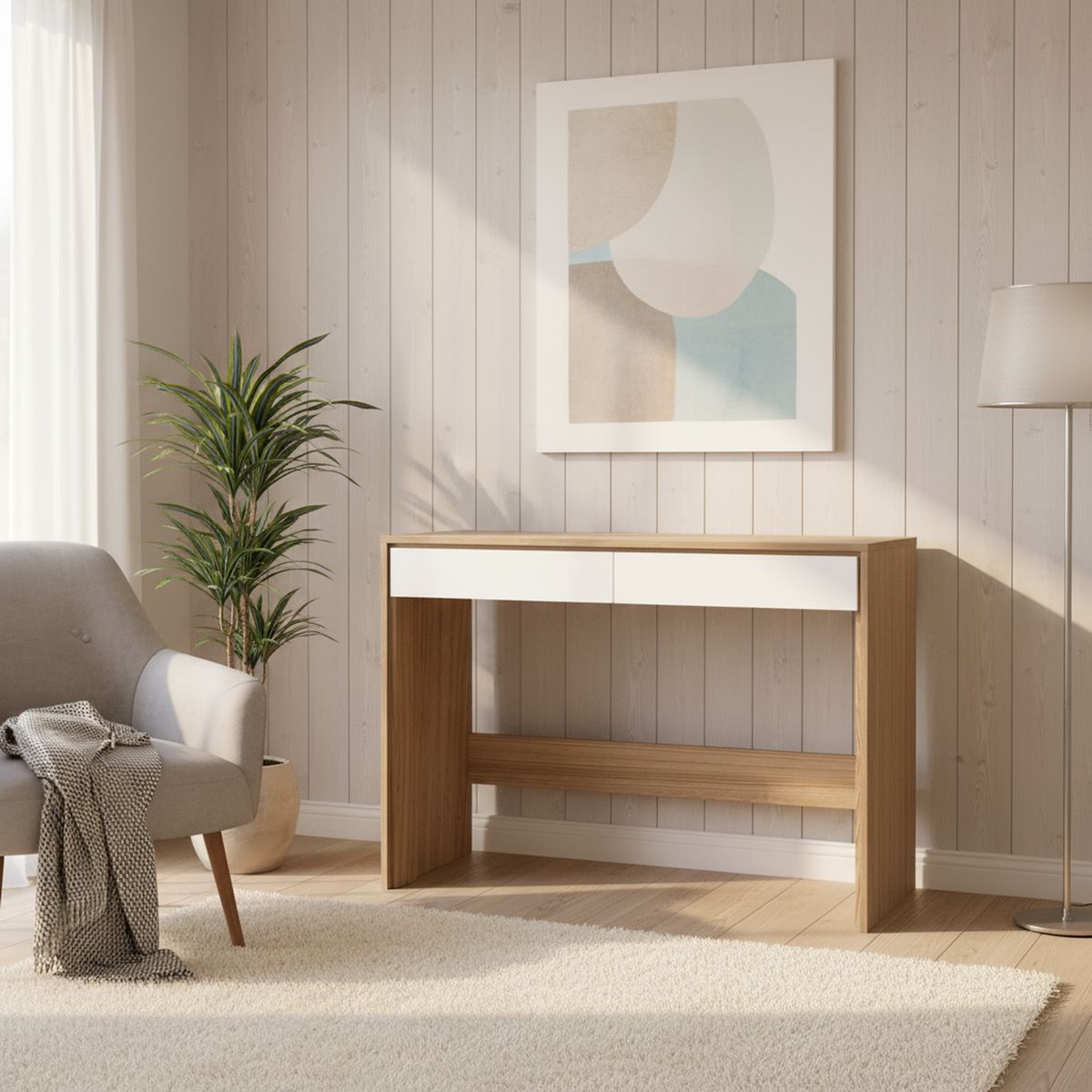 CIC - Escritorio Roma 120x80x45 cm Olmo Blanco