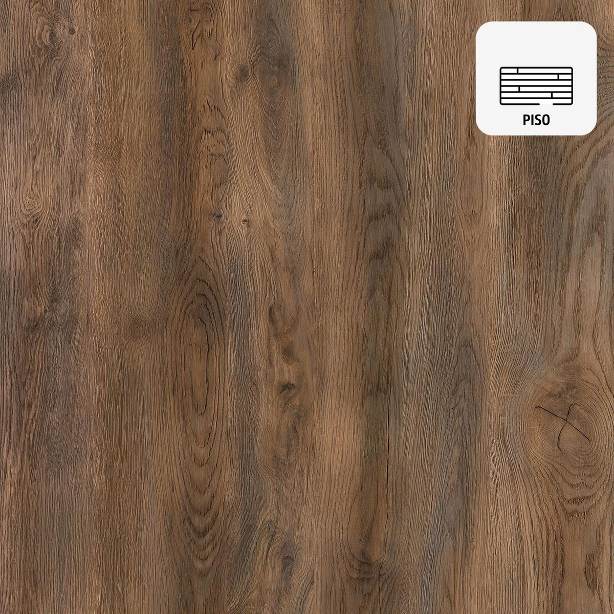 HOGA - Piso Vinílico SPC 4 mm 18x122 cm OH8803-6 Tabaco 2.17 m2