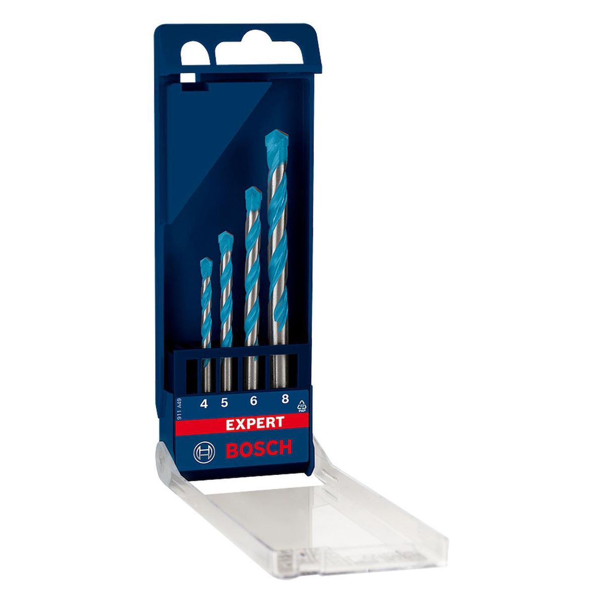 BOSCH - Set 4 brocas multiconstruction 4-5-6-8 mm