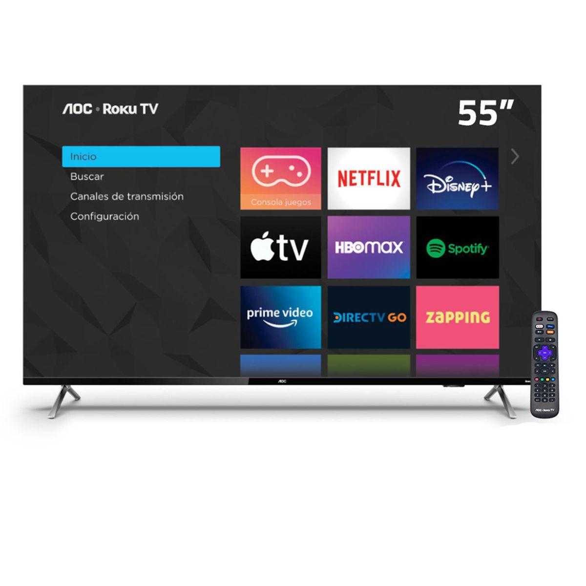 AOC - Smart TV LED 55 " 4K Ultra HD 55U6125/43I