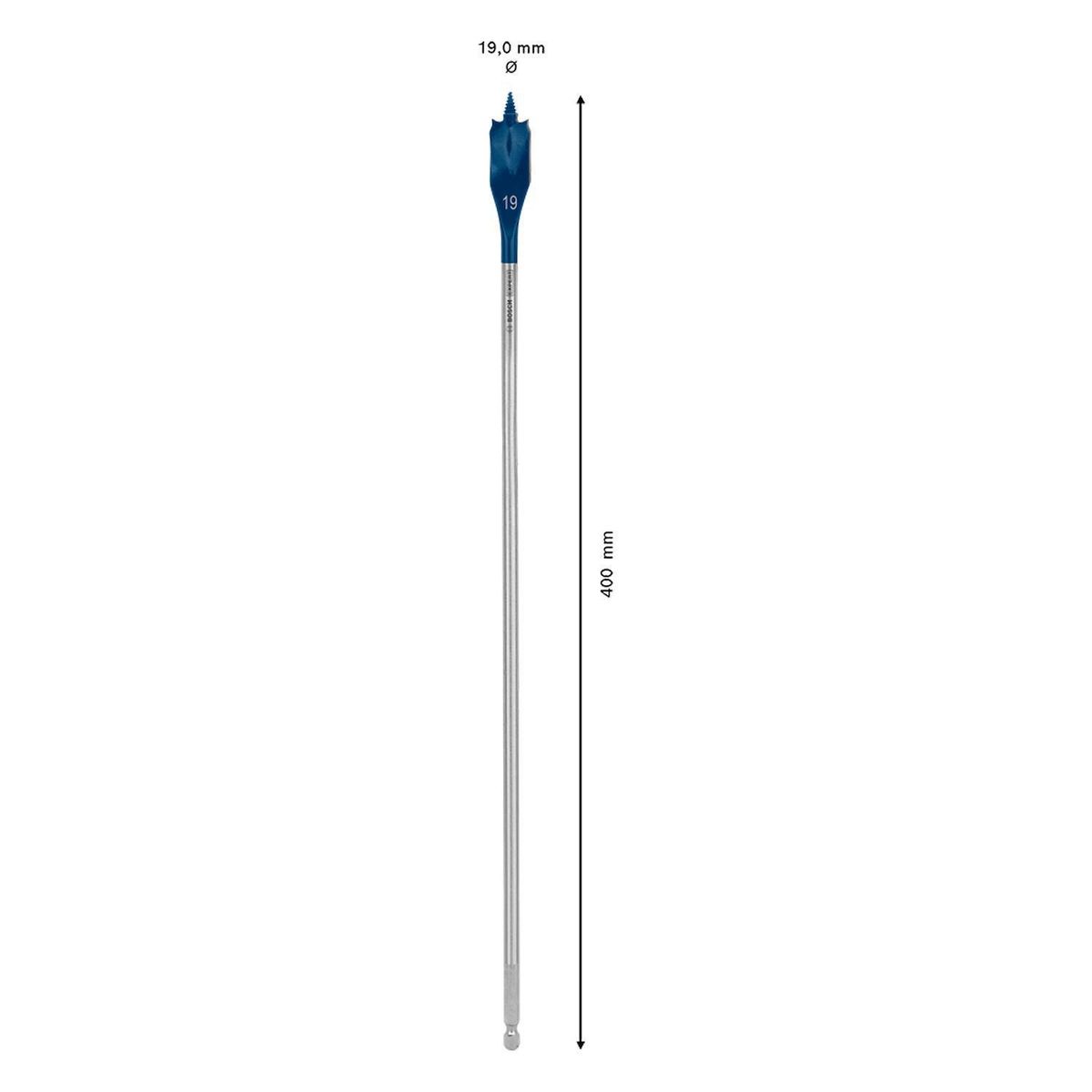 BOSCH - Broca paleta para madera 19mm x 400mm