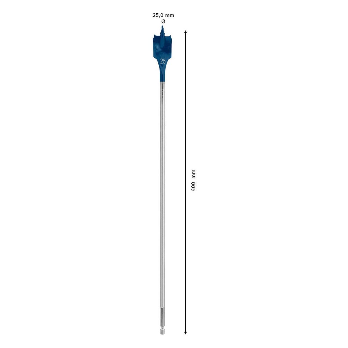BOSCH - Broca Paleta para Madera 25mm x 400mm