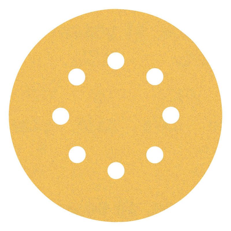 BOSCH - Lija excéntrica para madera pintura 125mm - grano 120 5 u