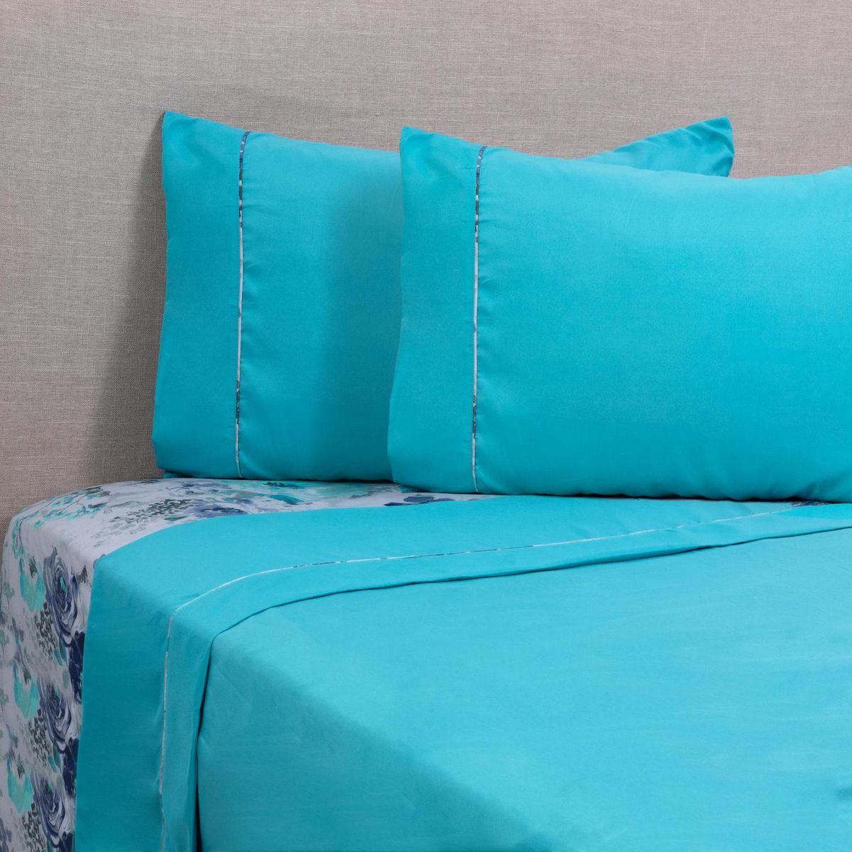 MASHINI - Sábana Estampada Venus King Turquesa