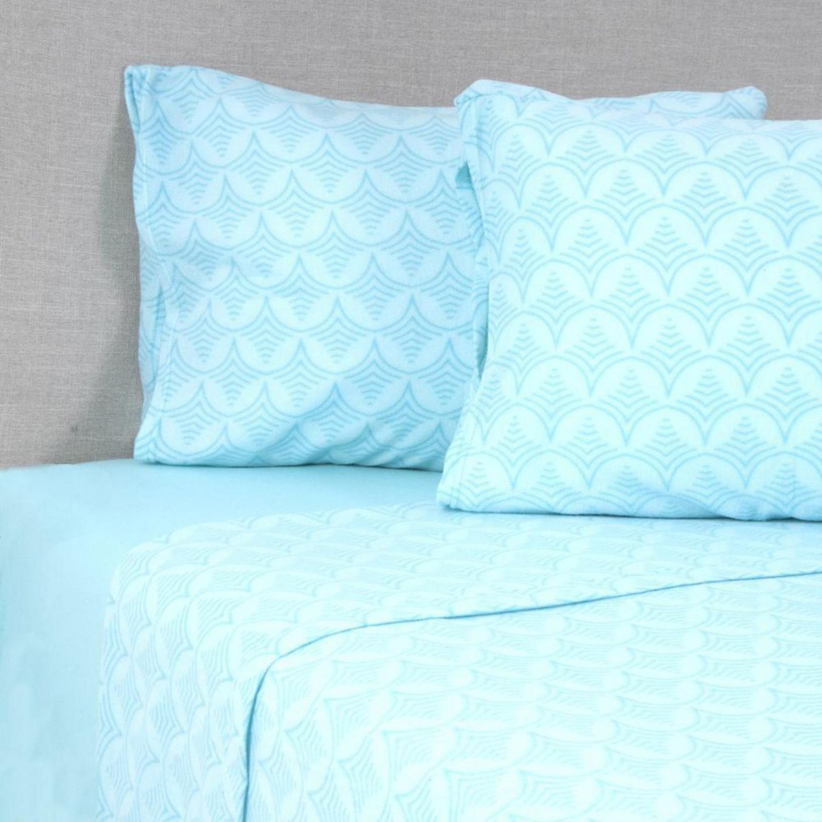 MASHINI - Sábana Polar Estampada Tulsa 2 plazas Multicolor