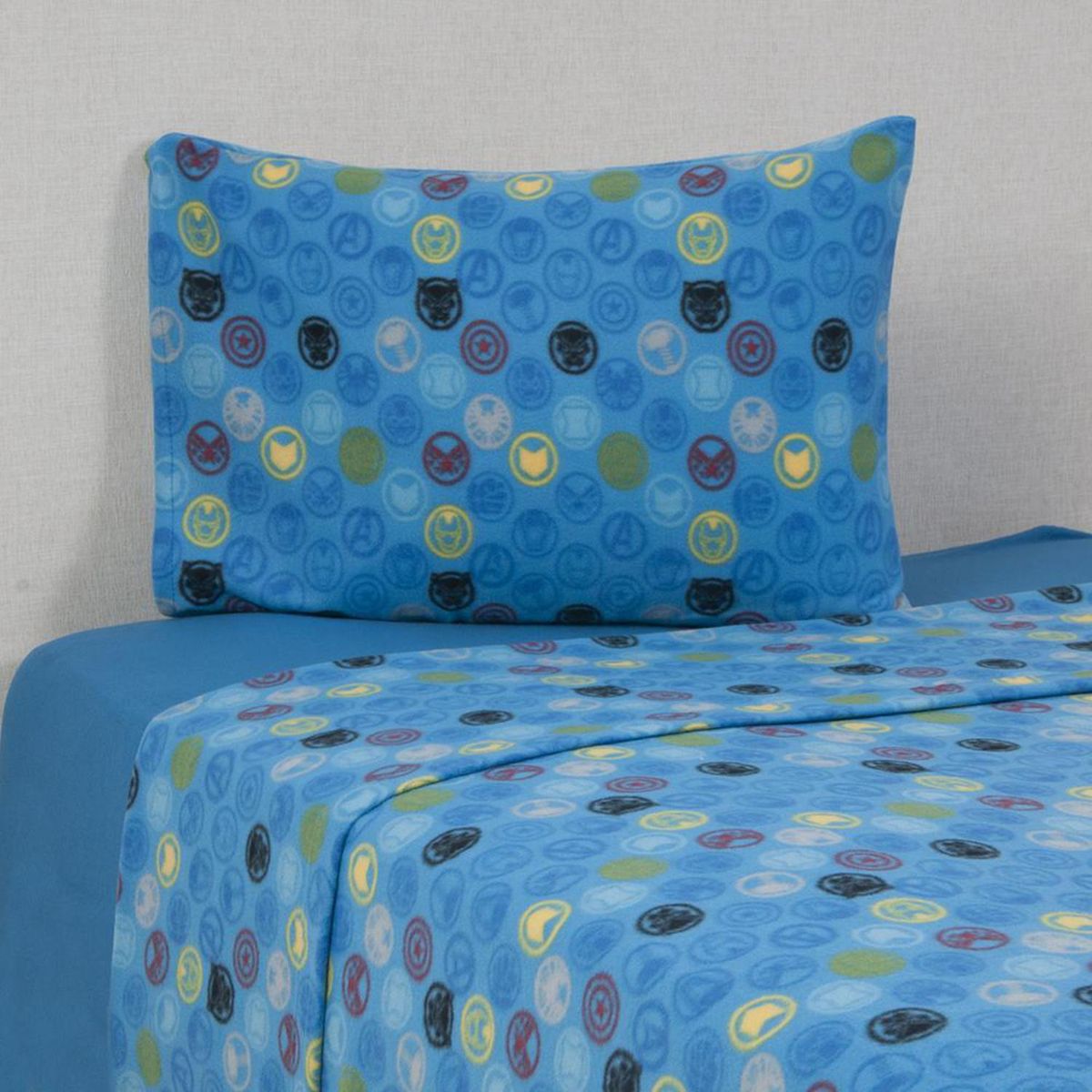DISNEY - Sábana Avengers Iconos 1.5 plazas Multicolor