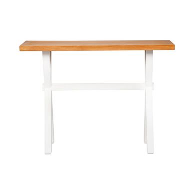 Mesa arrimo emi blanco-miel