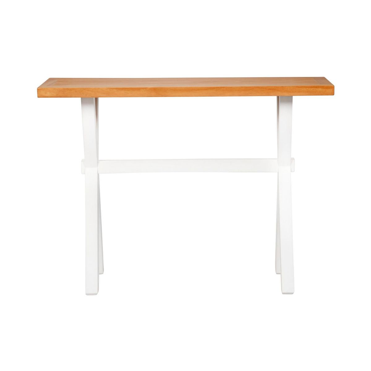 NUEVALINEA - Mesa arrimo emi blanco-miel