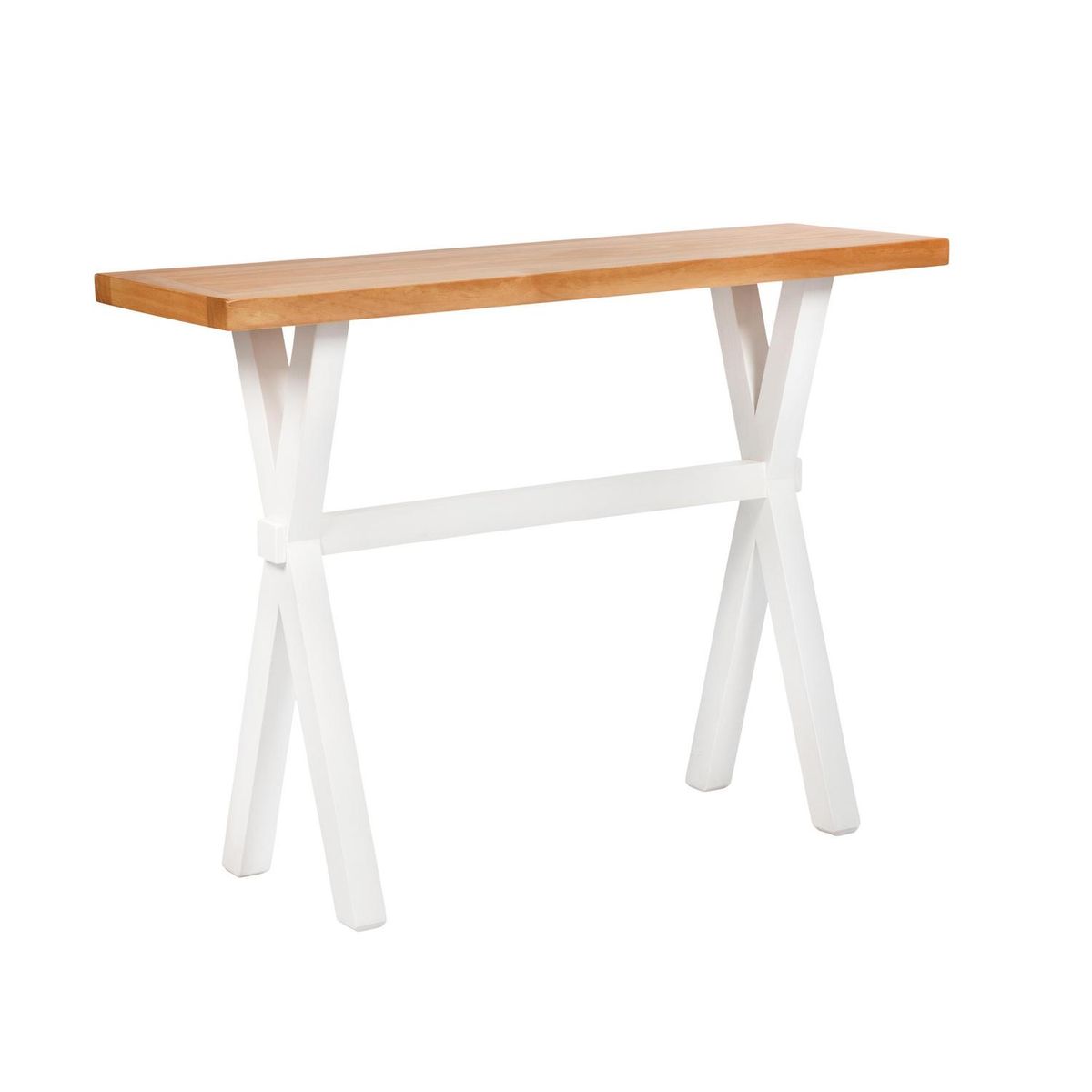 NUEVALINEA - Mesa arrimo emi blanco-miel