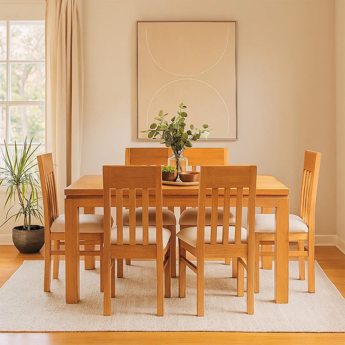 NUEVALINEA - Silla Palillo Crudo 100x45x46 cm