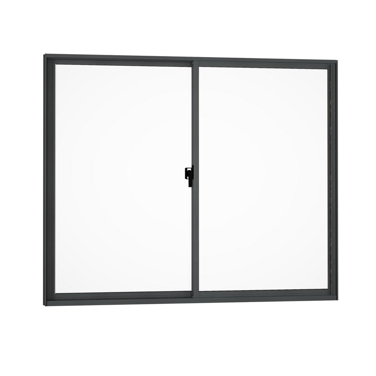 WINTEC - Ventana termopanel aluminio 140x120 cm antracita corredera
