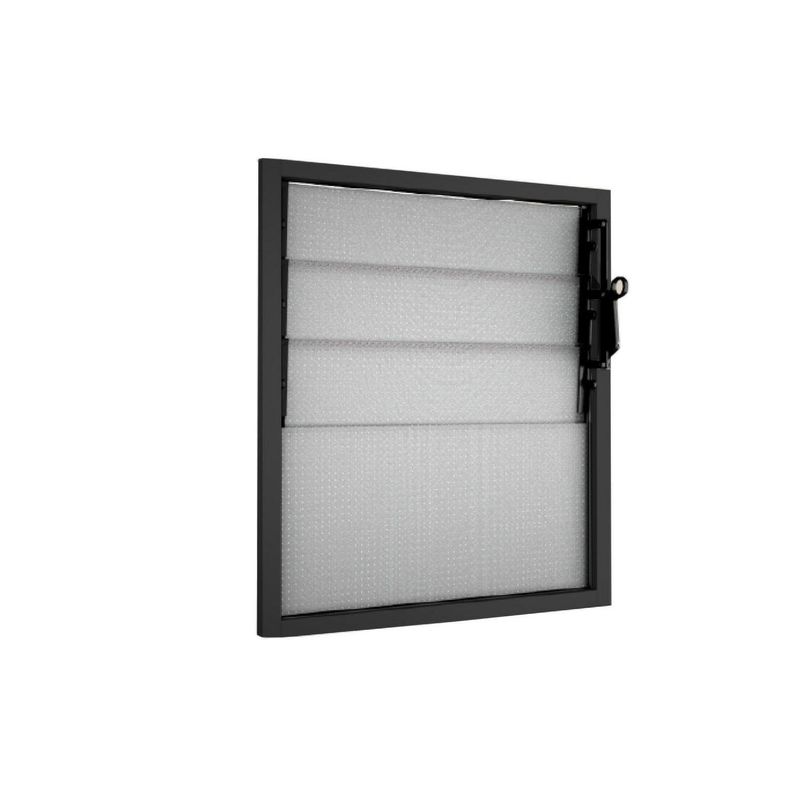WINTEC - Ventana  aluminio 46x55 cm monolítico antracita corredera