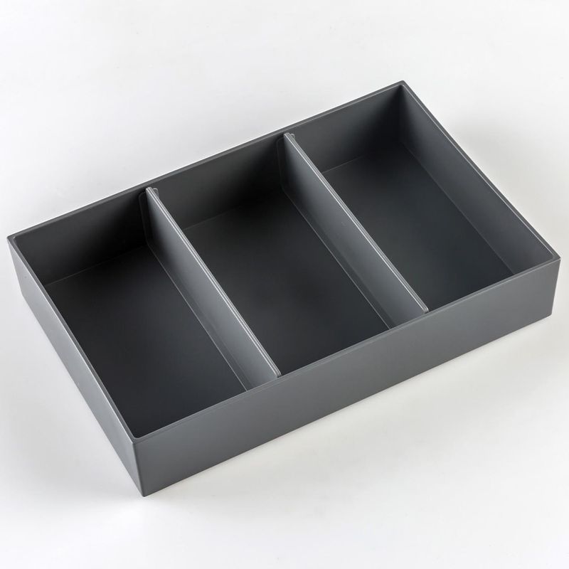 KLIPEN - Divisor de cajon plástico 3 espacios rectagular 320*210*60