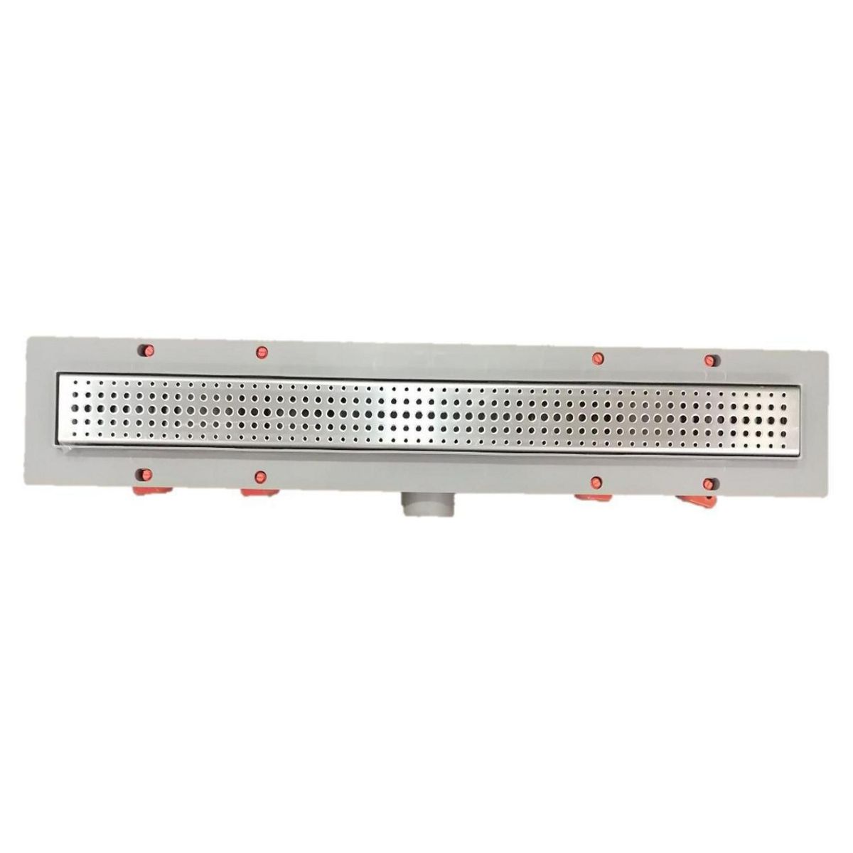 CHUDEJ - Desague lineal rectangular 65 cm con sifon rejilla Basic