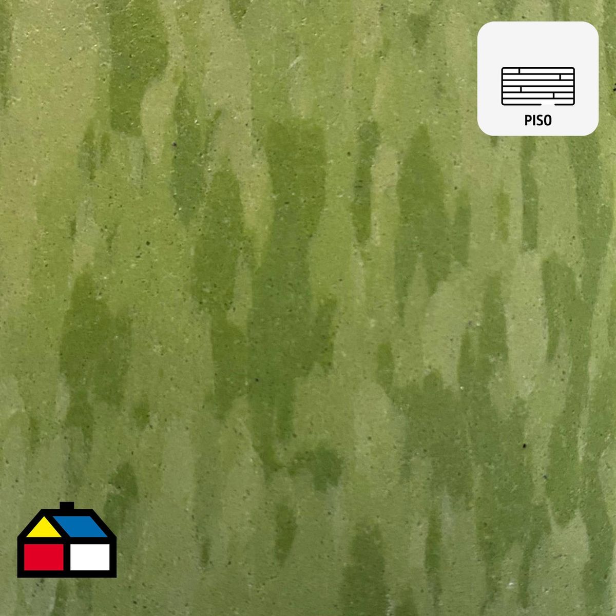 ETERSOL - Baldosa Vinílica 3.2 mm 305x305 cm ARQUITAC Verde 4.18 m2