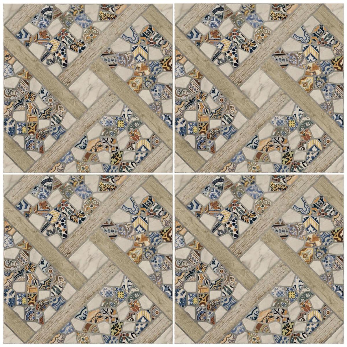 PAMESA - Cerámica 45x45 cm Marte Multicolor 1.42 m2