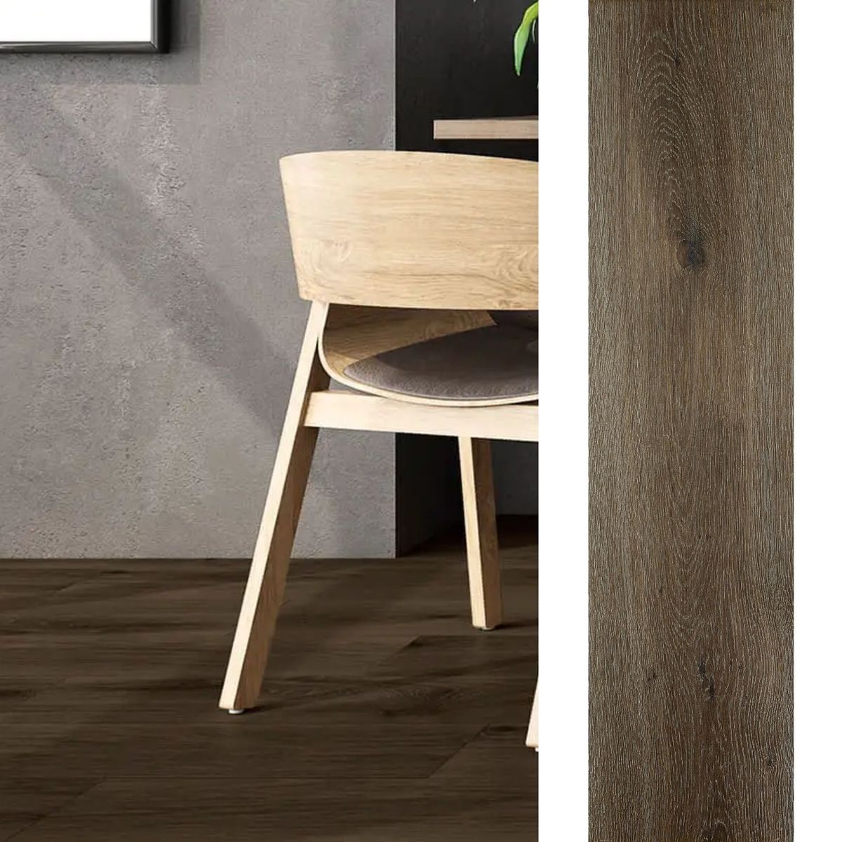 PAMESA - Porcelanato 25x100 cm Outi Marrón Moka 1.5 m2