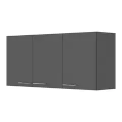 VEKKAHOME - Mueble Aéreo Opie Grafito 120x29x45 cm