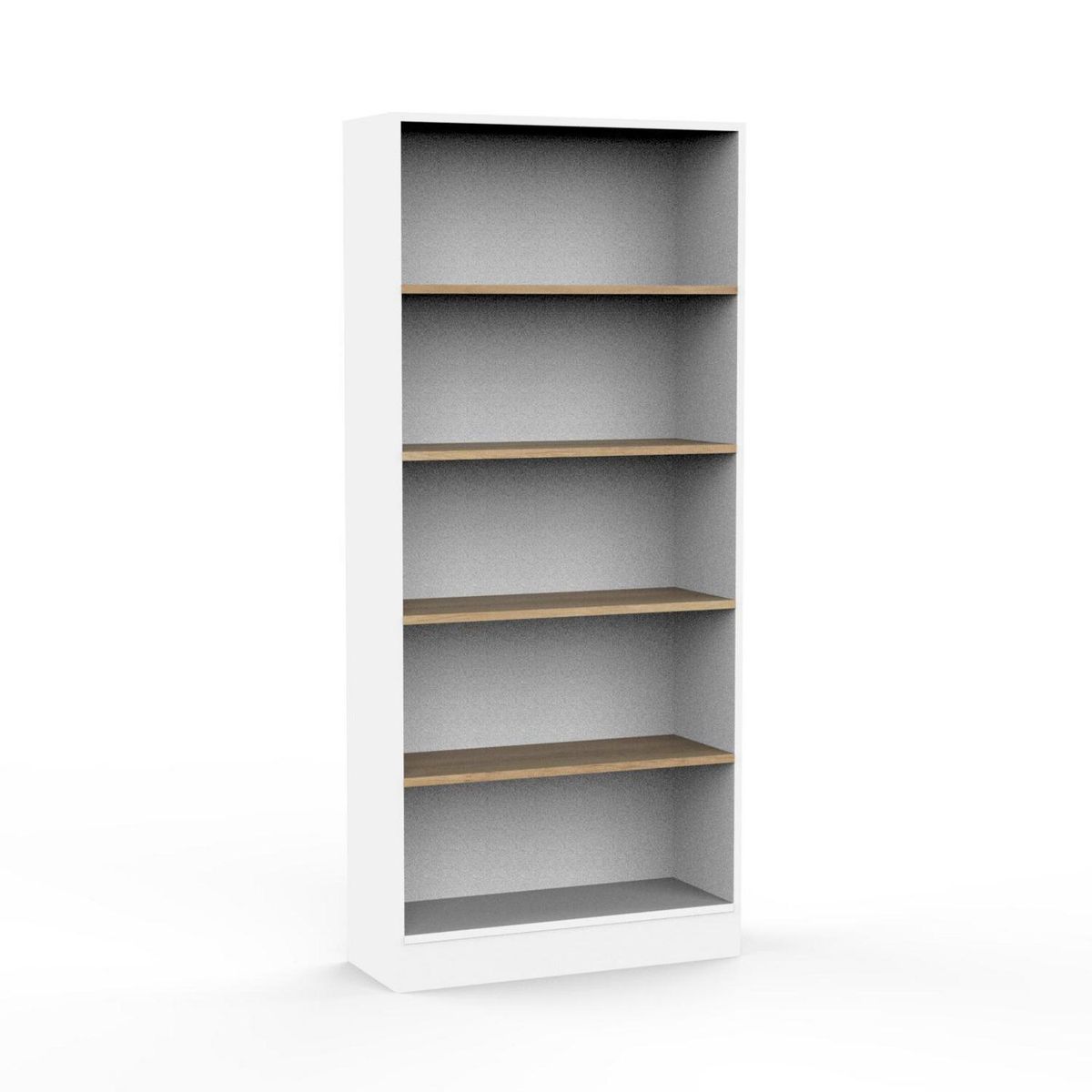 AMUV - Estante Venecia Madera 4 Nivel(es) 71x183x30 cm Blanco