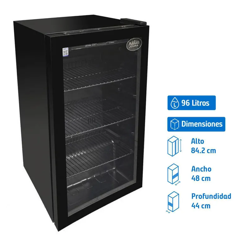 MAIGAS Wine/cooler 96 litros negro