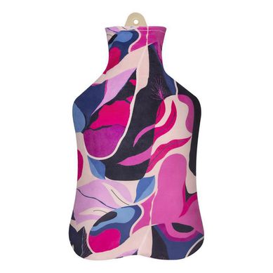 Guatero 2 litros con funda abstracto lilas