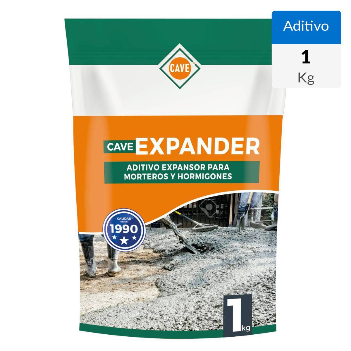 CAVE - Aditivo expansor para hormigo y mortero 1 kg