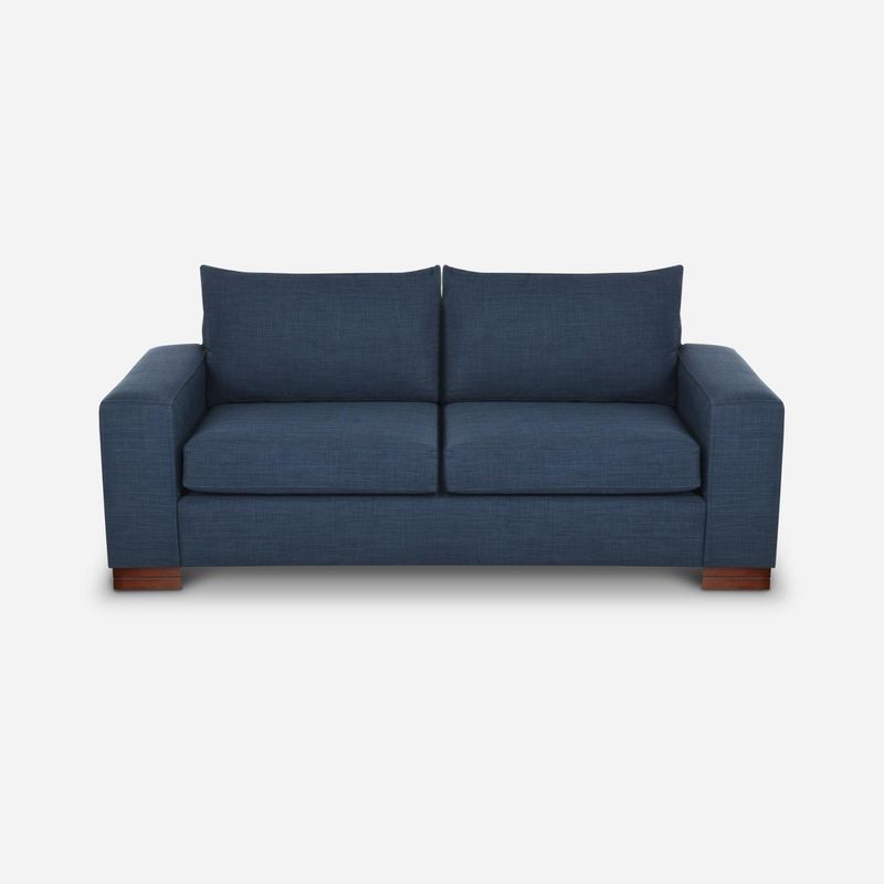 CIC - Sofá 3 cuerpos Praga 205x80x88 cm Azul petroleo
