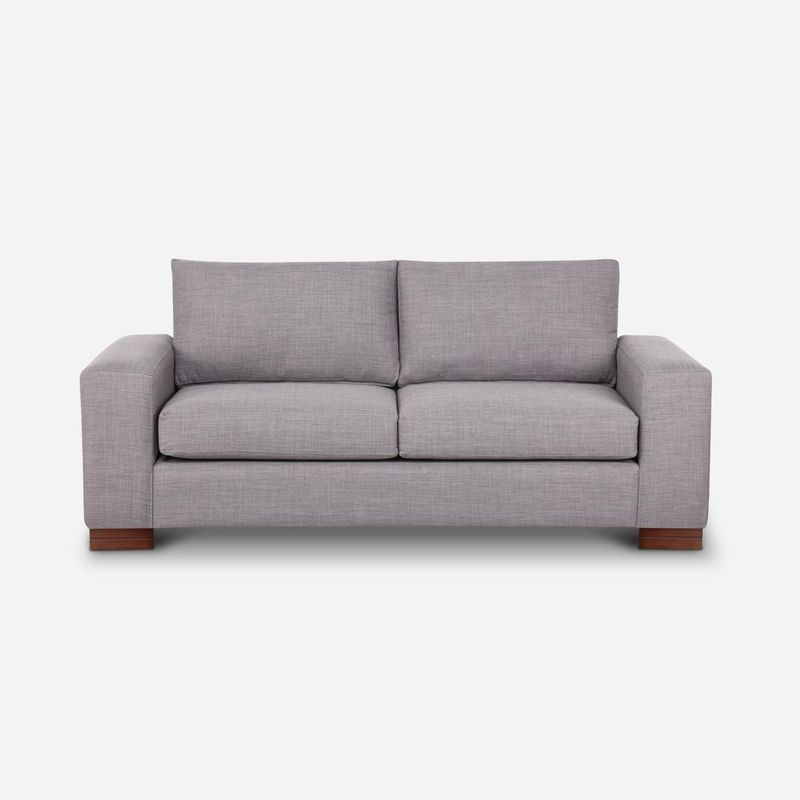 CIC - Sofá 3 cuerpos Praga 205x80x88 cm Gris Claro