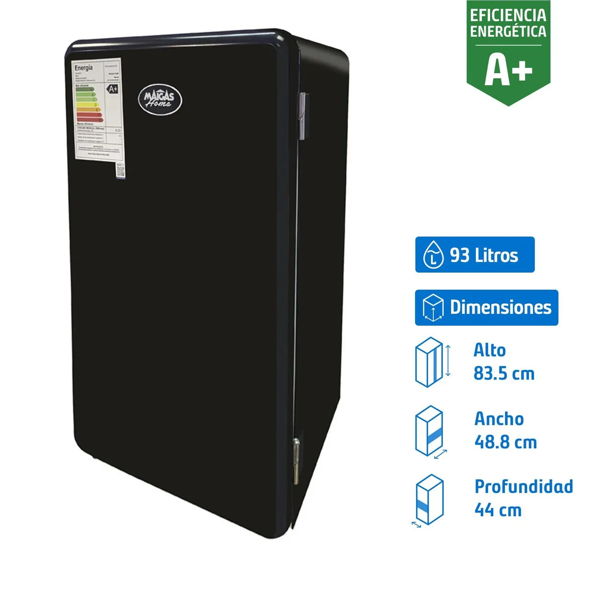 MAIGAS - Frigobar 93 Litros Negro HS-121LN