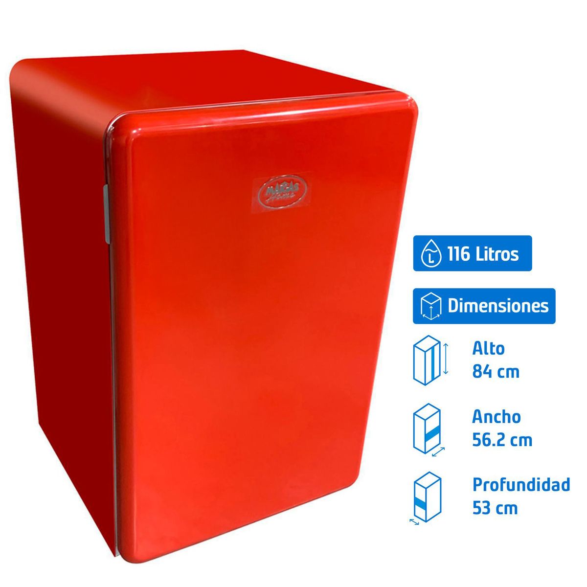 MAIGAS - Minibar 116 Litros Rojo HS-148RR