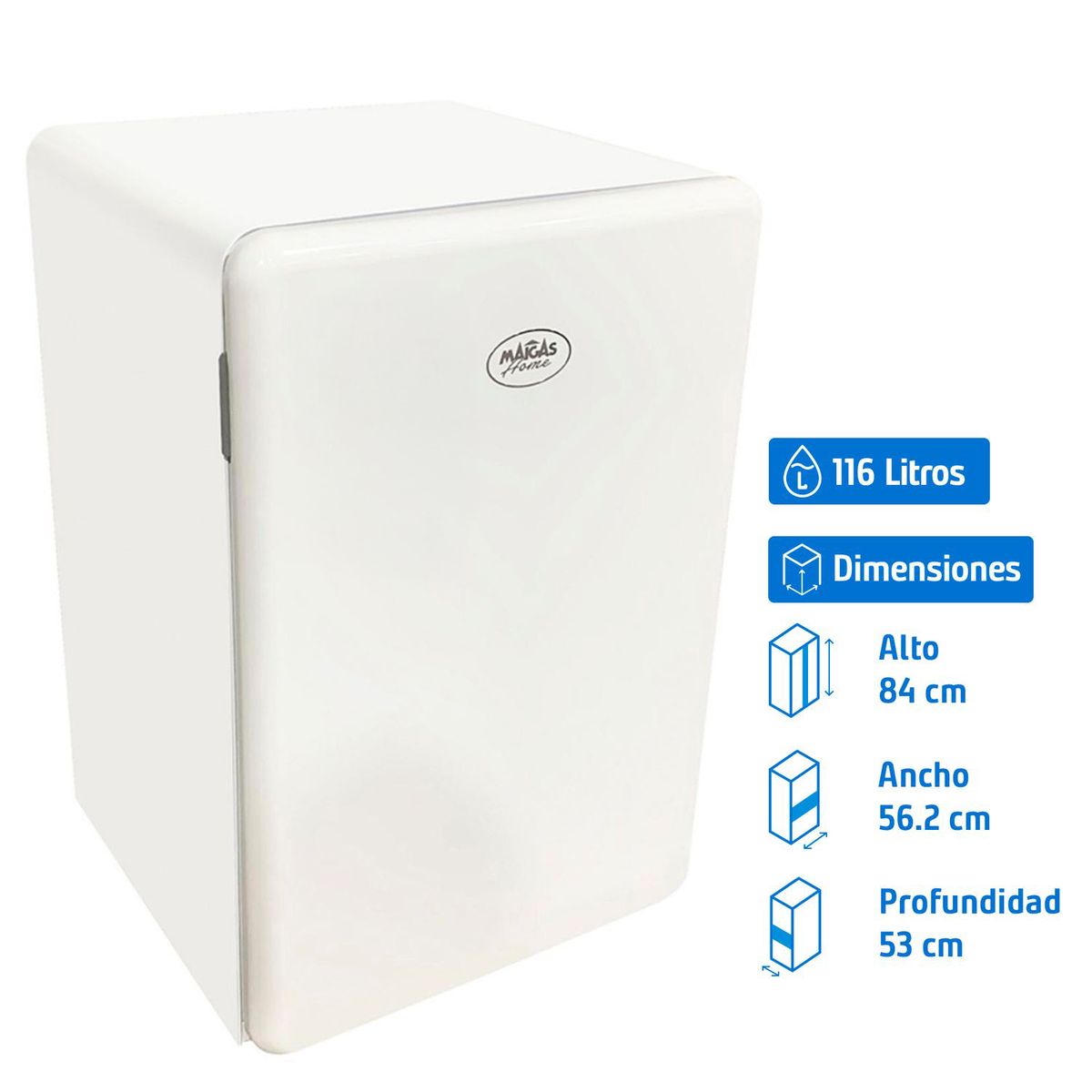 MAIGAS - Minibar 116 Litros Blanco HS-148RB