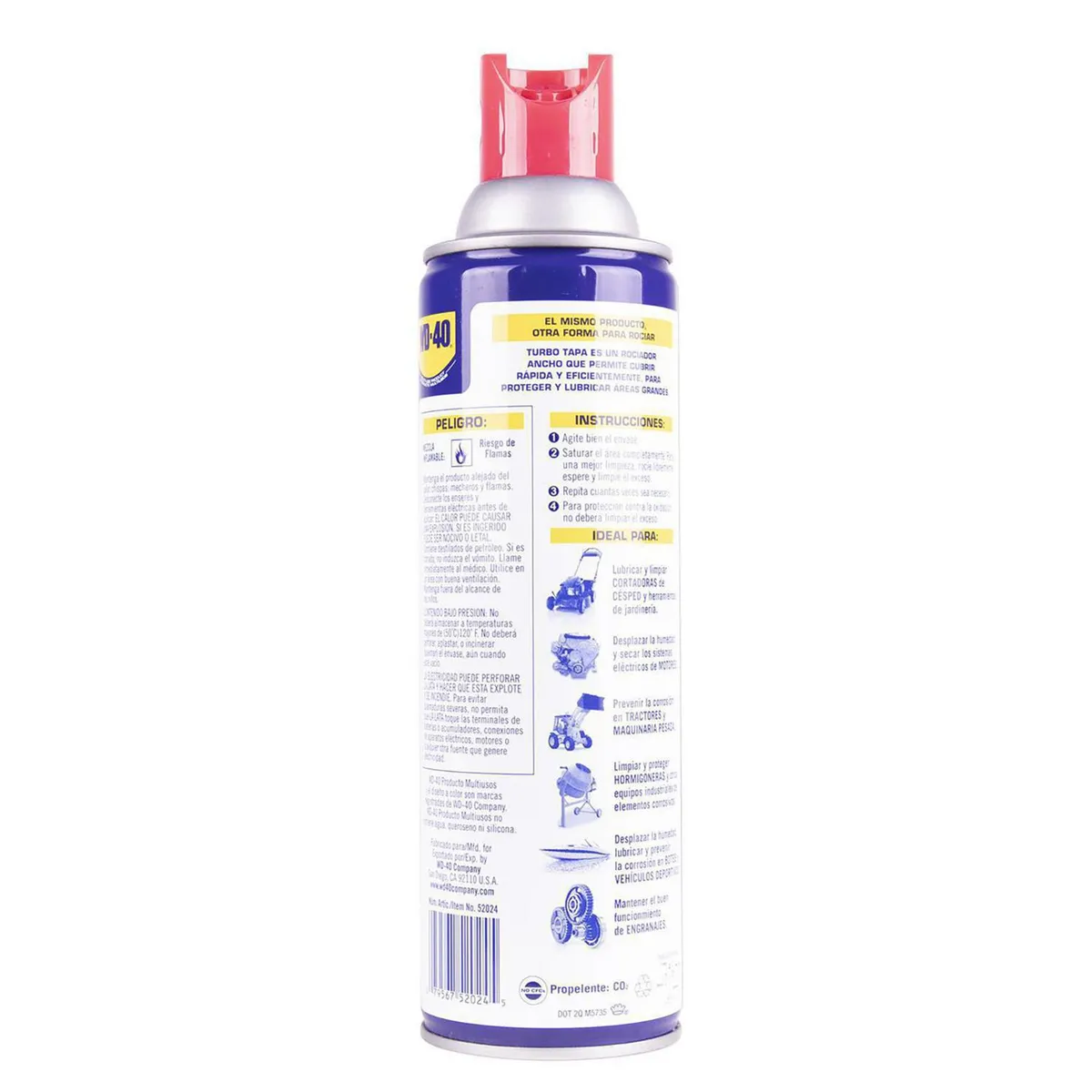 WD 40 - Anticorrosivo 458 ml Turbo Tapa