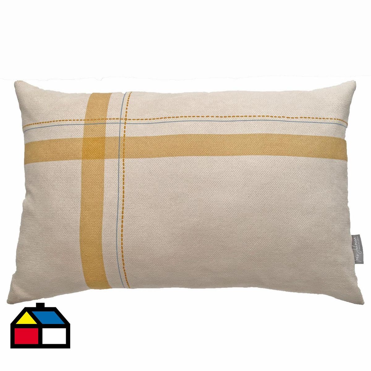 INES JOHNSON - Cojín cruzado apaisado 50x33 cm
