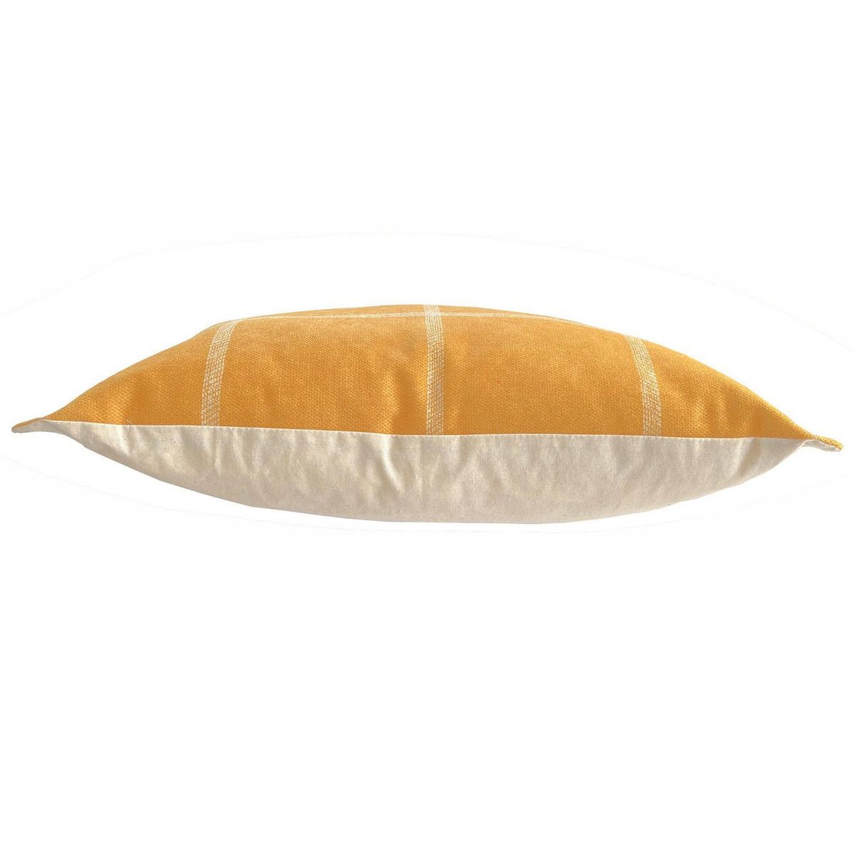 INES JOHNSON - Cojín cuadros mostaza 44x44 cm