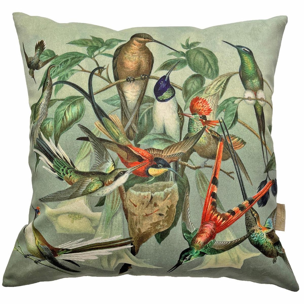 INES JOHNSON - Cojín bandada vintage 44x44 cm