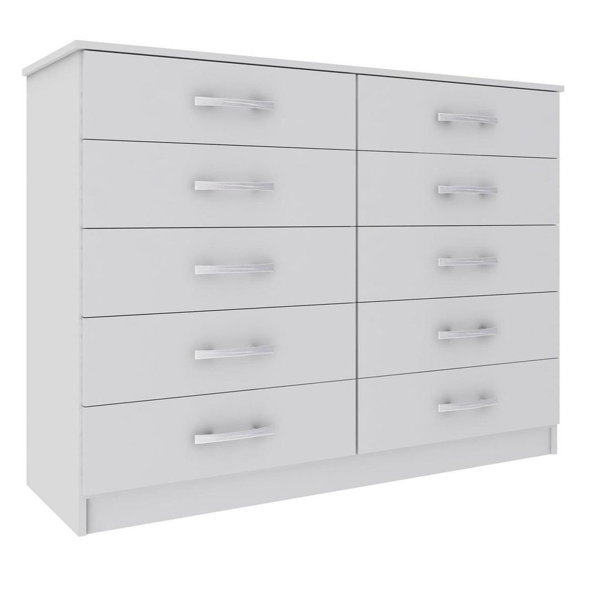 EXIT - Cómoda 10 Cajón(es) CP0101 123x93x40 cm Blanco