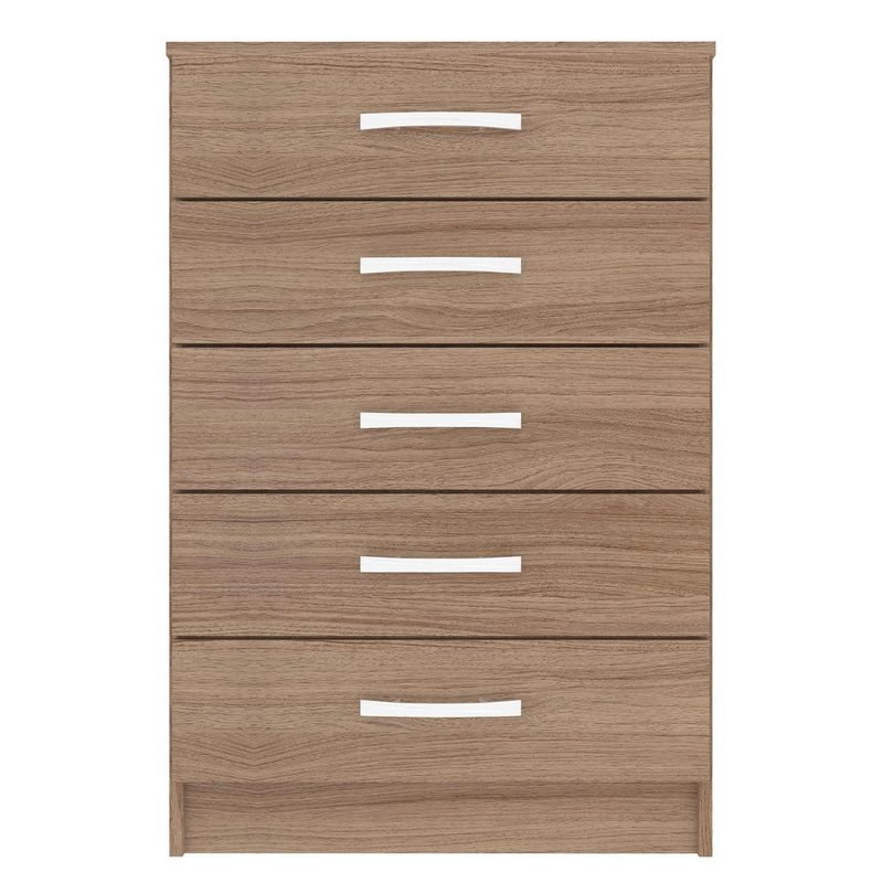 EXIT - Cómoda 5 Cajón(es) CP05D 60x90x40 cm Roble