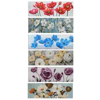 Óleo florales 40x120 cm